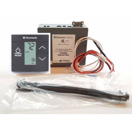 Dometic 3316234.016 Black Control and Single Zone LCD Thermostat Kit 3313189.072