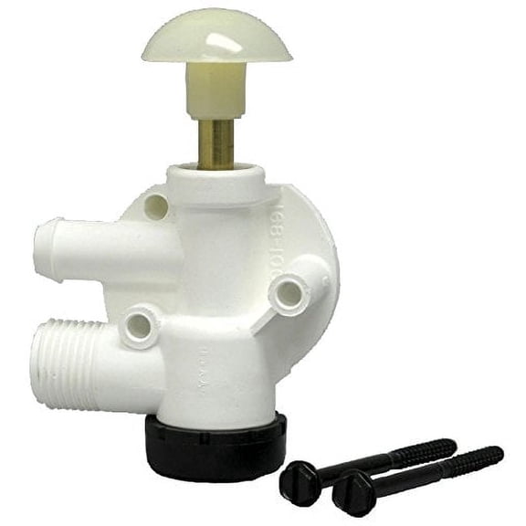 Genuine Dometic OEM Toilet Water Valve Assembly - Screws Included, Simple Replacement (385314349)