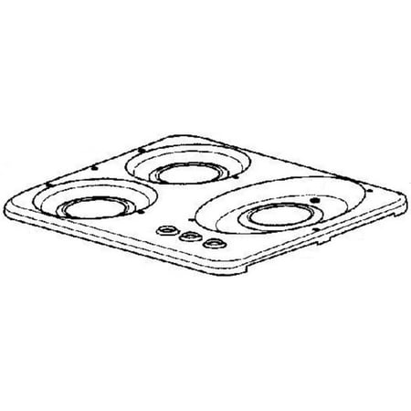 Dometic 57115 Top 3-Burner Drop-In Wh