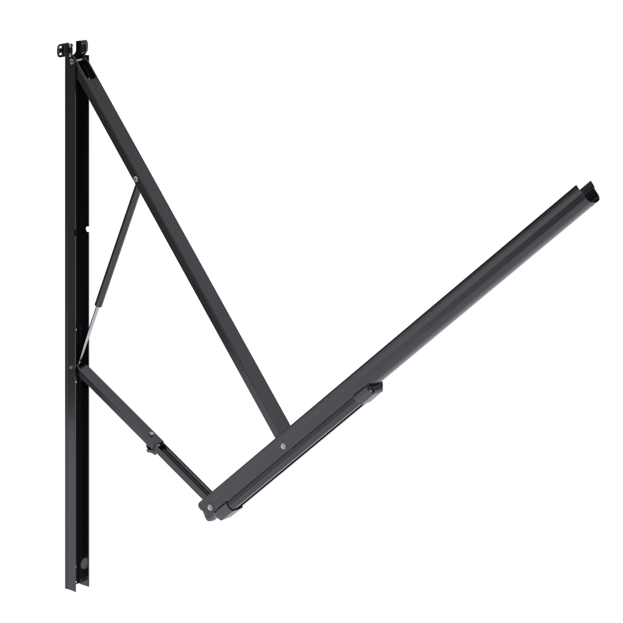 Black Aluminum Electric Patio Awning Hardware