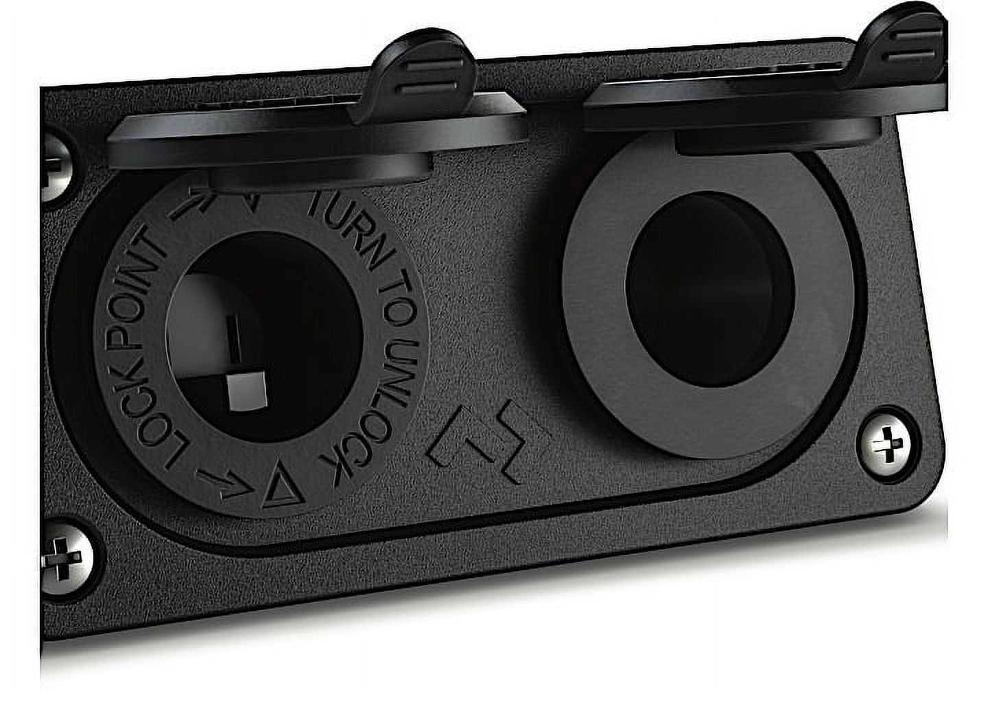 Dometic 9600024894 Black Powered DC Hardwire 7.70" x 7.70" x 2.20"(L x W x H)