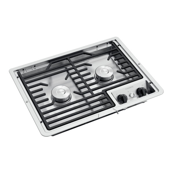 Dometic DropIn Cooktop Two Burner Cooktop Cast Iron/Flat Wire Grate