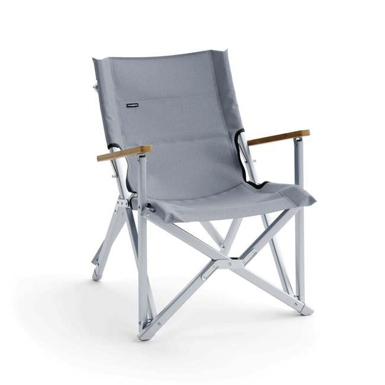Dometic Outdoor Foldable Lightweight Camping Chair, 600D Fabric, Gray