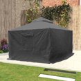 thumbnail image 1 of Domi Outdoor Living 10' x 14' Double Roof Universal Winter Gazebo Cover for Hardtop Gazebos,Enclosed Cover with Sidewalls and Mesh Windows Waterproof,Black, 1 of 7