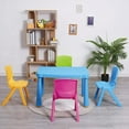 thumbnail image 1 of Domi Outdoor Living 5 Pieces Plastic Toddler Kids Table and Chair Set, Home,Children's Day Gift, 1 of 7