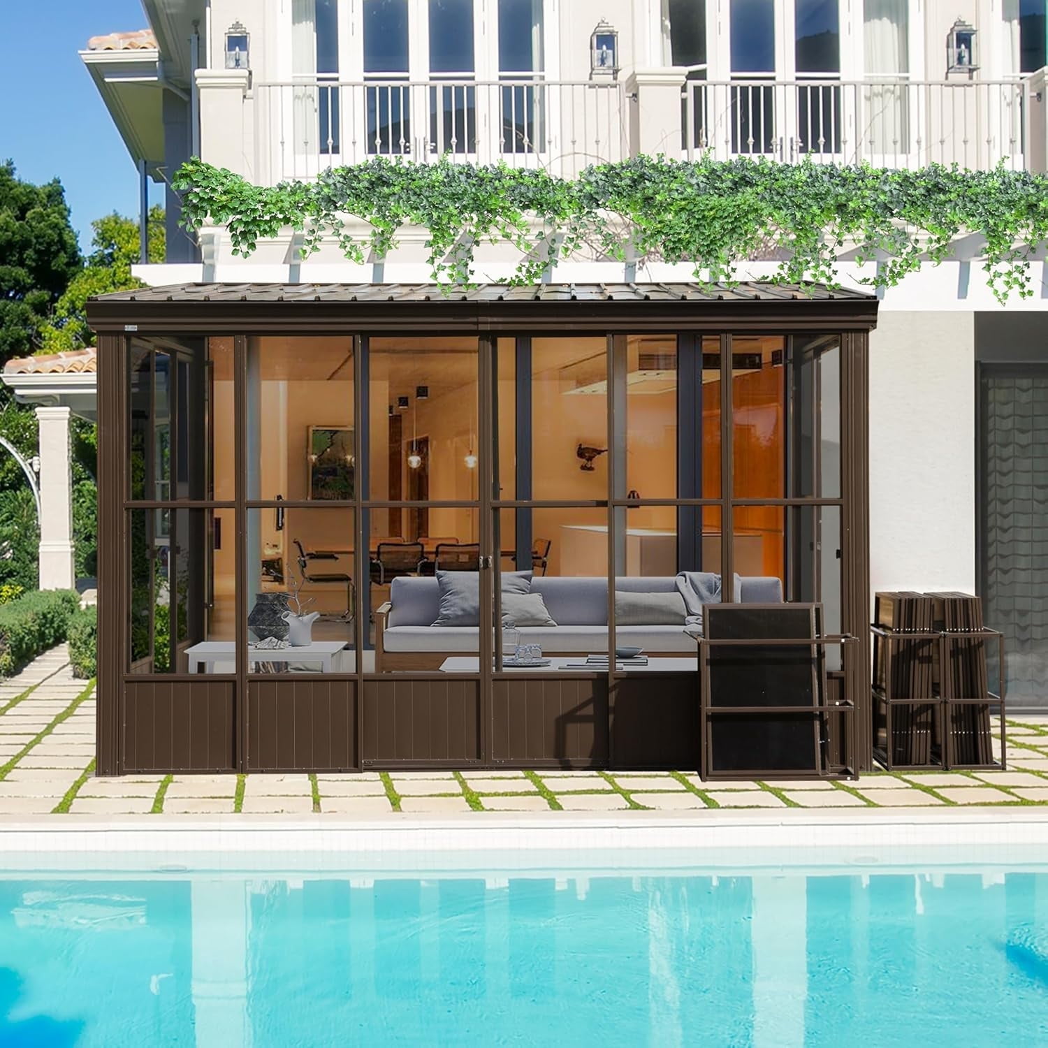 domi outdoor living Wall Mounted Sunroom