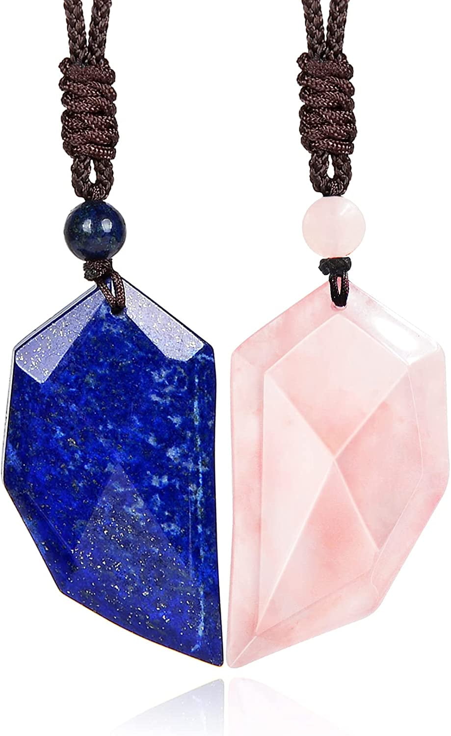 Beaded Rose Quartz Necklace, Healing Pink Stone Necklace, Pink Necklac –  CroatianJewelryCraft