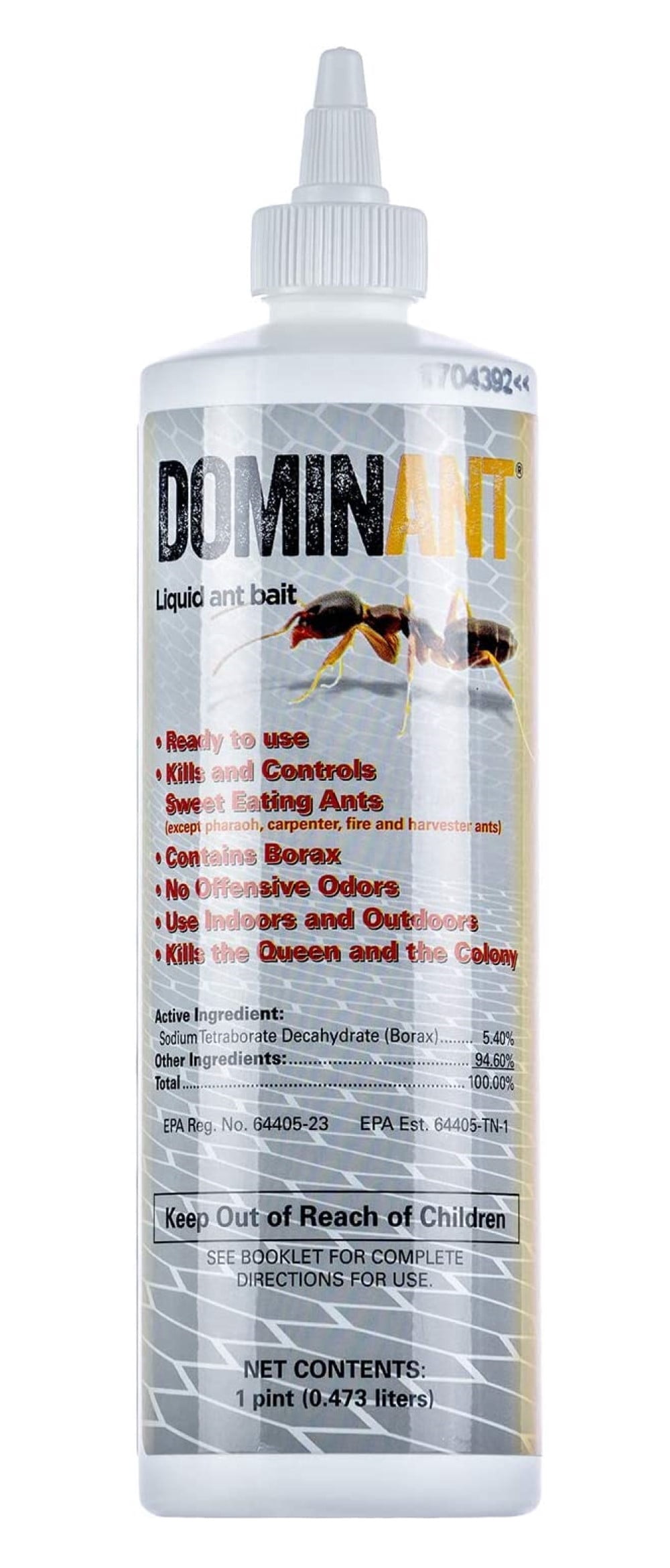 DominAnt Liquid Ant Bait - Kills and Eliminates Ant Colonies - Case (12 x 16 fl oz Bottles) by Nisus Corporatoin