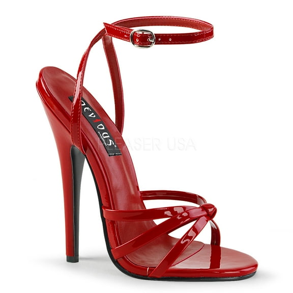 Domina-108, 6" Strappy Ankle Wrap Sandal