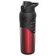 thumbnail image 1 of Dominate Stainless Steel Water Bottle, 24oz, Silicon Body Grip, Vacuum Insulated, Leak Proof - Red, 1 of 8