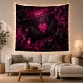 thumbnail image 1 of Dominated Envelope Slightly With Sealed Ornate Heart Emblem, Mystical Fantasy for Space Lovers, Galaxy Room Decor, Valentine's Day Gift, Tapestry Wall Hanging for Bedroom and Dorm, 1 of 7