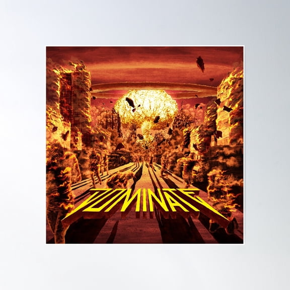 Dominates Poster Wall Art, Modern Wall Decor, 16x16 UNFRAMED