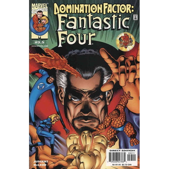Domination Factor: Fantastic Four #3 VF ; Marvel Comic Book