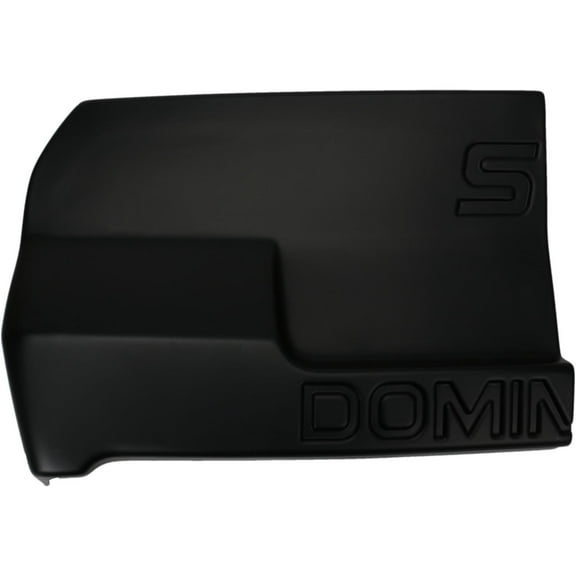 Dominator DOM-306-BK SS Rear Bumper Cover, Black, LH