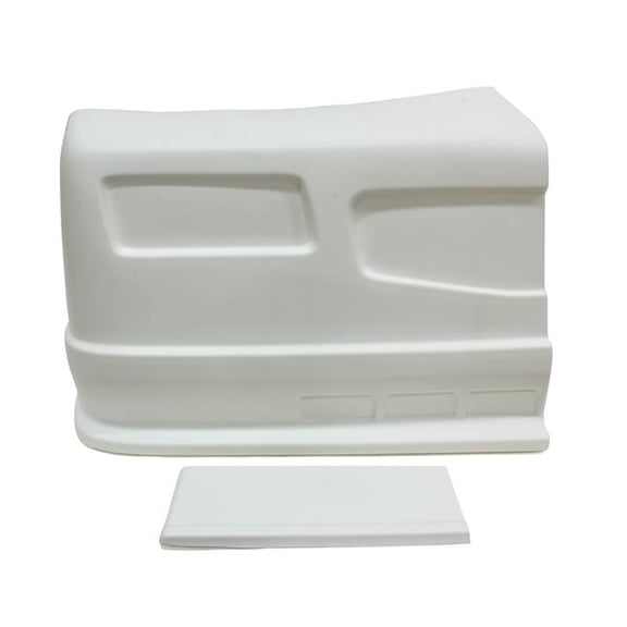 Dominator Racing Products 303-WH-BOD Kit Dominator SS Street Stock Nose Kits, Right Side - White