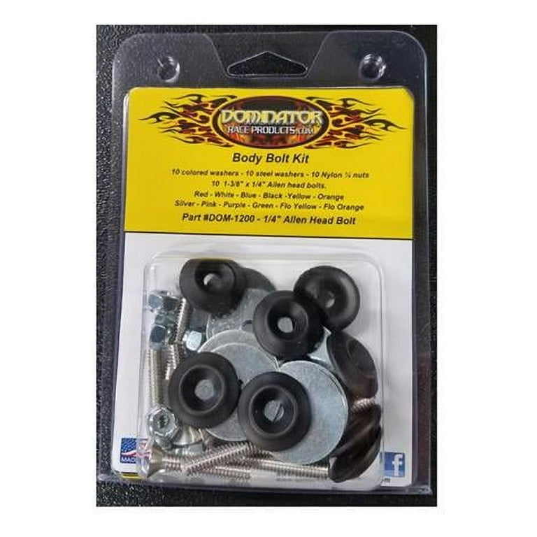 Dominator Body Bolt Kit Allen Head Yellow Dominator Body Bolt Kit Allen Head Yellow