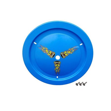 Dominator Racing Products Bolt-On Wheel Cover, Blue