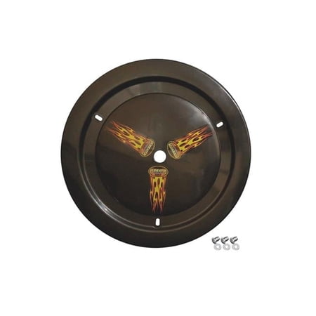 Dominator Racing Products Dzus-On Wheel Cover, Black