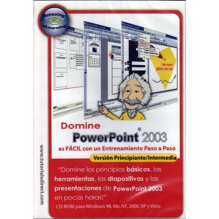 Domine PowerPoint 2003 (Versión en Español) Un CD de entrenamiento paso a paso a su propio ritmo