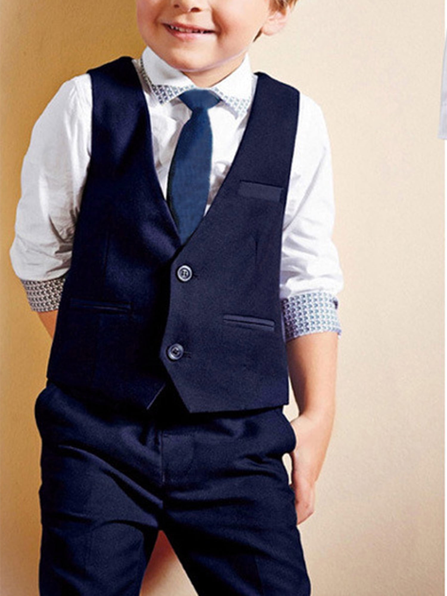 Baby Boy Gentleman Suit 3Pcs Formal Kids Clothes Set – coolBthat