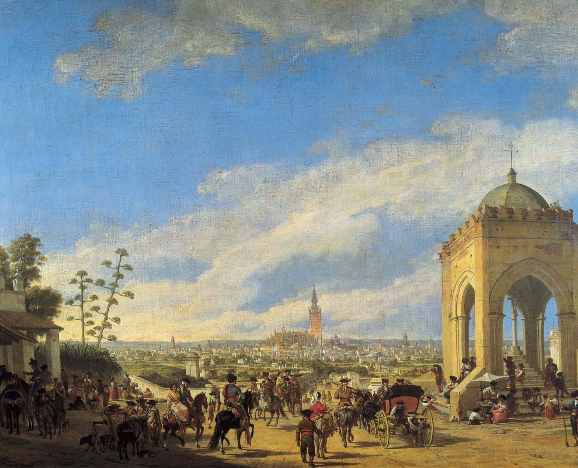 Dominguez Becquerjoaqu?™n (1818-1879) Canvas Art - (36 x 24)