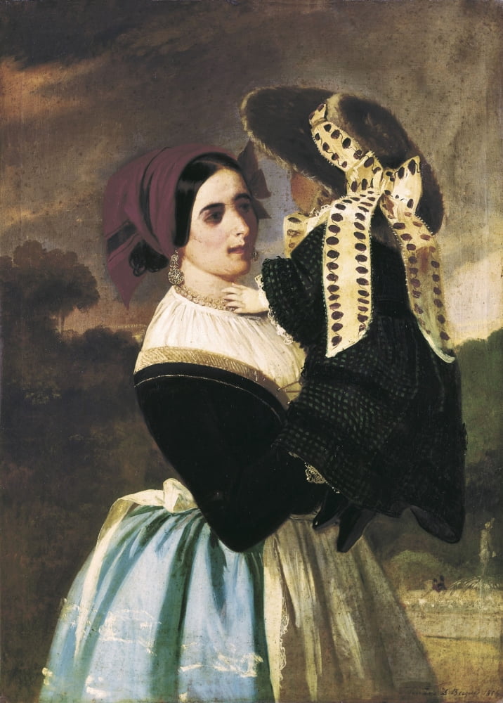 Dominguez Becquervaleriano (1834-1870) Canvas Art -  (18 x 24)