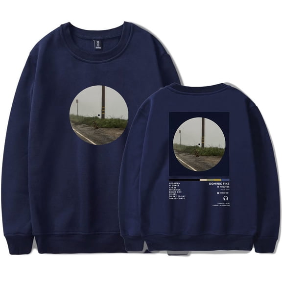 Dominic Fike 14 Minutes Album Crewneck Sweatshirt Unisex Long Sleeve Pullover Clothes