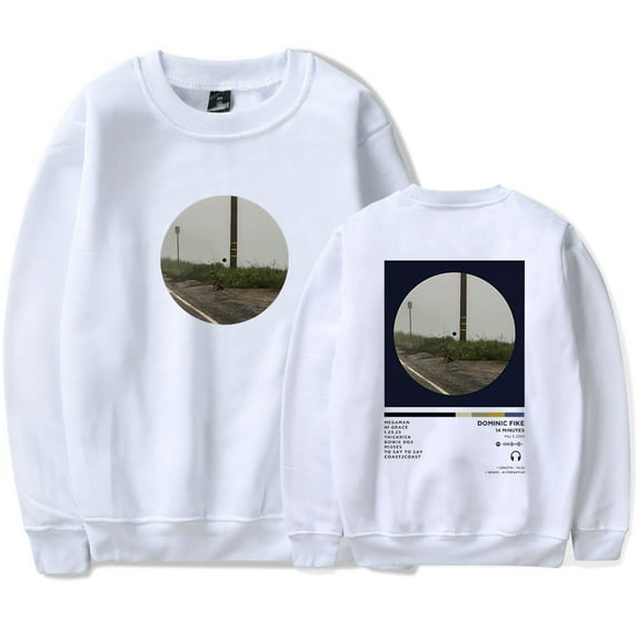 Dominic Fike 14 Minutes Album Crewneck Sweatshirt Unisex Long Sleeve Pullover Clothes