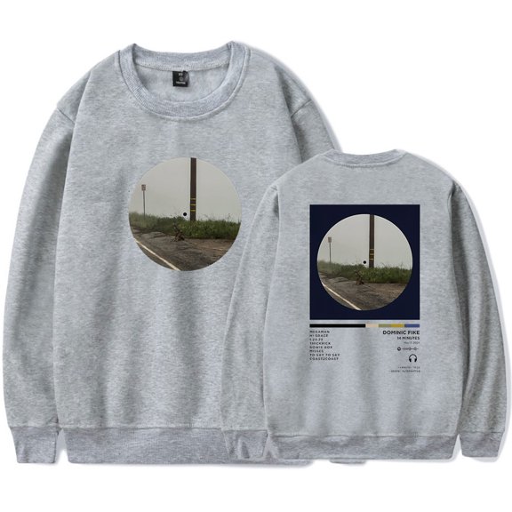 Dominic Fike 14 Minutes Album Crewneck Sweatshirt Unisex Long Sleeve Pullover Clothes