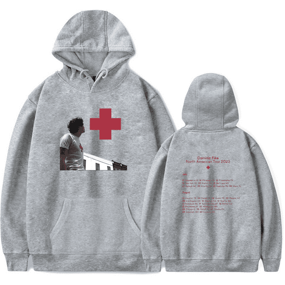 Dominic Fike Merch Hoodie North American Tour 2023 Streetwear Women Men Pullover
