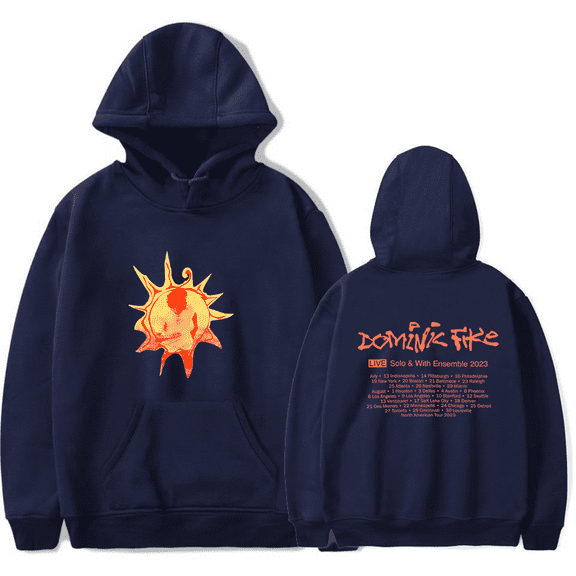 Dominic Fike Merch Hoodie Solo Tour 2023 Man Streetwear Women Men Pullover
