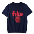 thumbnail image 1 of Dominic Fike Shirt Strawberry Logo T-shirt Women Men Short Sleeve HipHop Style, 1 of 6