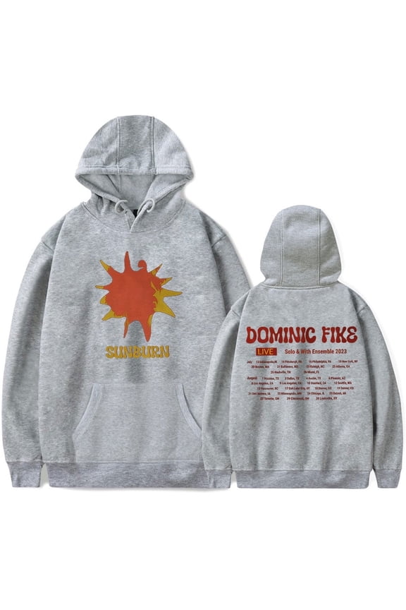 Dominic Fike "Sunburn" Merch Unisex Fashion Casual Long Sleeve Pullover Hoodie