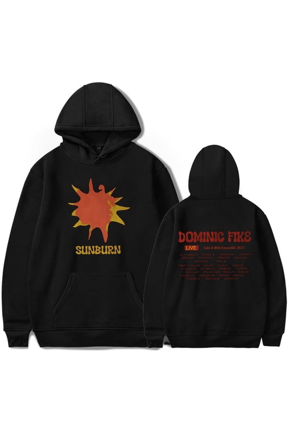 Dominic Fike "Sunburn" Merch Unisex Fashion Casual Long Sleeve Pullover Hoodie