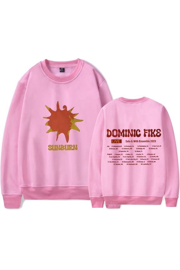 Dominic Fike Sunburn Pullover  HipHop Style Long-Sleeved Top