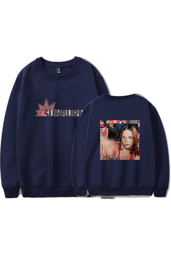 Dominic Fike Sweatshirt Sunburn Album Cover Merch Long-Sleeve Sweatshirts Logo Women/Men Harajuku Pullover