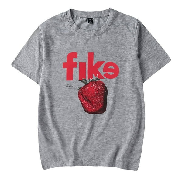 Dominic Fike T Shirt Strawberry Logo T-shirt Women Men Short Sleeve HipHop Style Tee