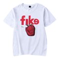 thumbnail image 1 of Dominic Fike T Shirt Strawberry Logo T-shirt Women Men Short Sleeve HipHop Style Tee, 1 of 1