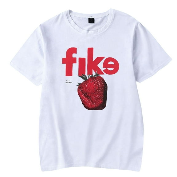 Dominic Fike T Shirt Strawberry Logo T-shirt Women Men Short Sleeve HipHop Style Tee