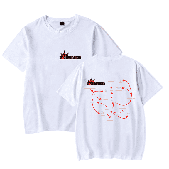 Dominic Fike T Shirts Sunburn Album Merch List T-Shirt Tee Women Mens T-shirts For Fans Short Sleeve Summer Y2k Top