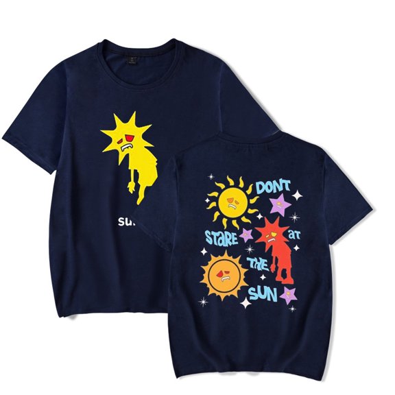 Dominic Fike T-shirt Don't Forget About Me Sunburn Tour Merch Print Unisex Fashion Casual Short Sleeve Top