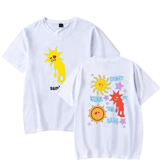 Dominic Fike T-shirt Don't Forget About Me Sunburn Tour Merch Print Unisex Fashion Casual Short Sleeve Top