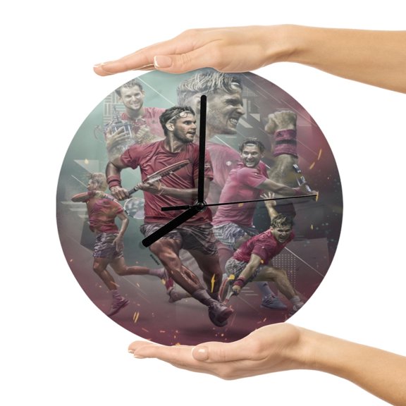 Dominic Thiem MDF Wall Clock11.6"