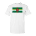 thumbnail image 1 of Dominica Country Flag Adult DT T-Shirt Tee, 1 of 2