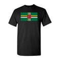 thumbnail image 1 of Dominica Country Flag Adult DT T-Shirt Tee, 1 of 2