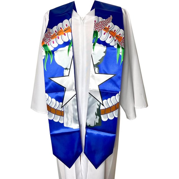 Dominica Dominican Republic flag graduation sash/stole/scarf