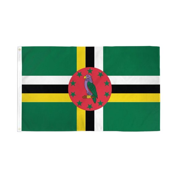Dominica Flag 2x3ft Poly