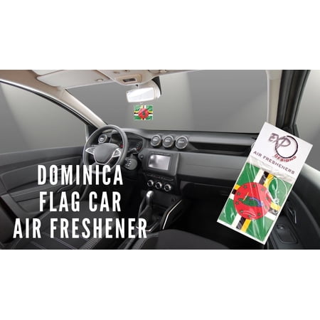 Dominica Flag - Car Air Freshener