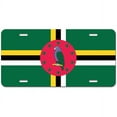 thumbnail image 1 of Dominica Flag Novelty Metal Vanity License Tag Plate, 1 of 1