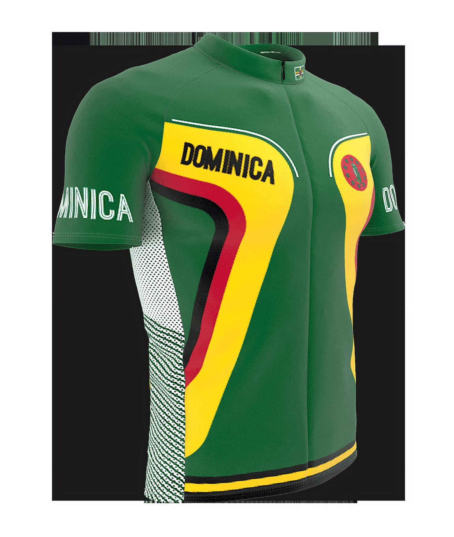 ScudoPro Dominica Women's Full Zipper Cycling Jersey - Short Sleeve Bike Jersey With 3 Back Pockets